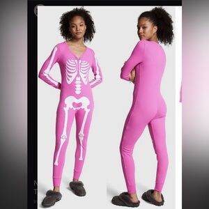 Victoria's Secret Pink Skeleton Jumpsuit